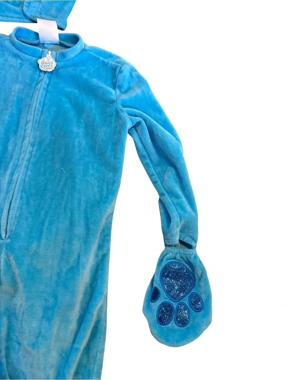 Toddler Blues Clues Halloween costume with hood EUC Size 2T